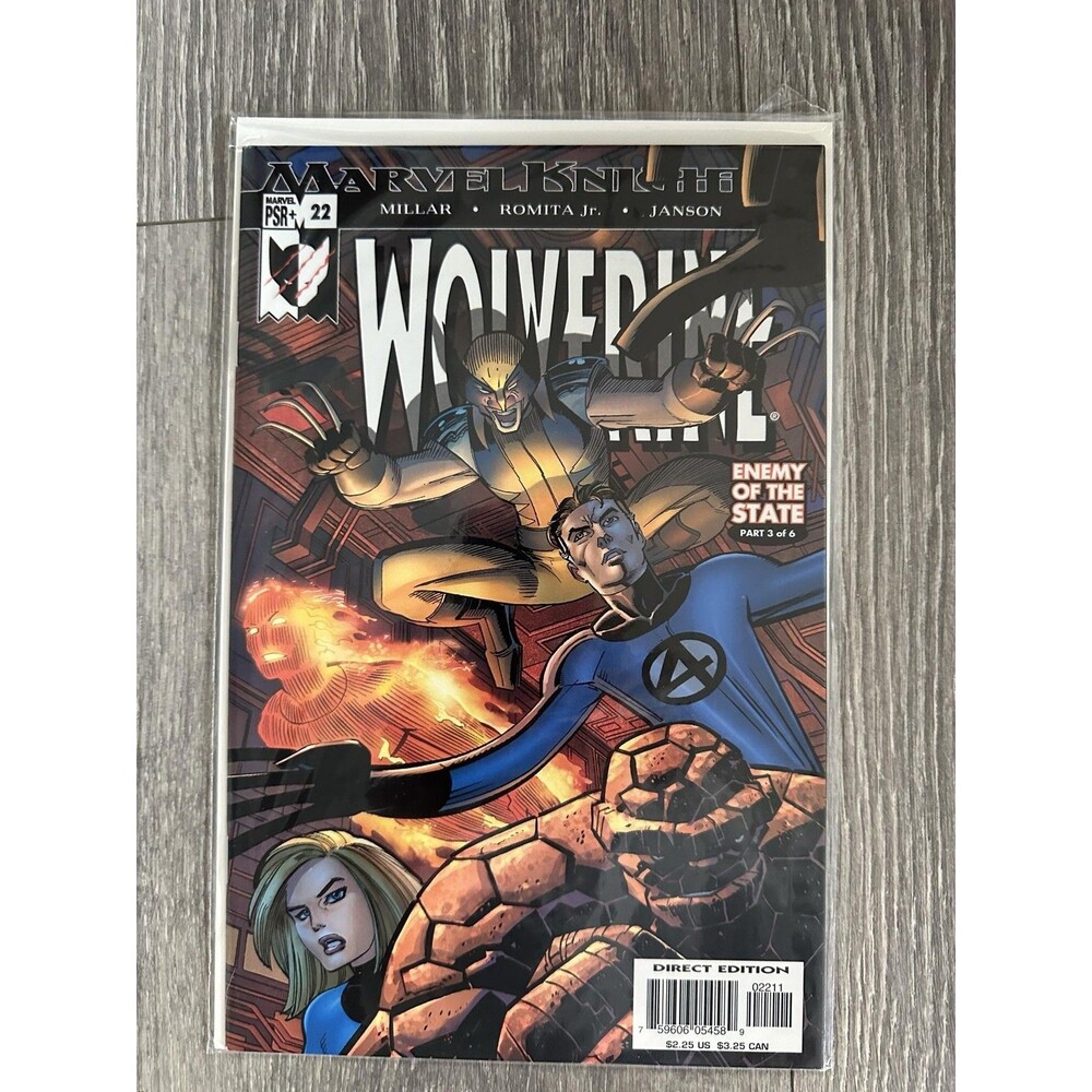 Marvel Wolverine #22 Single Issue Comic Enemy Of The State Part 3 Color US